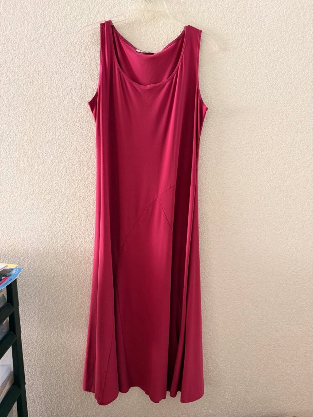 TravelSmith Fuchsia Sleeveless Maxi Dress Size L